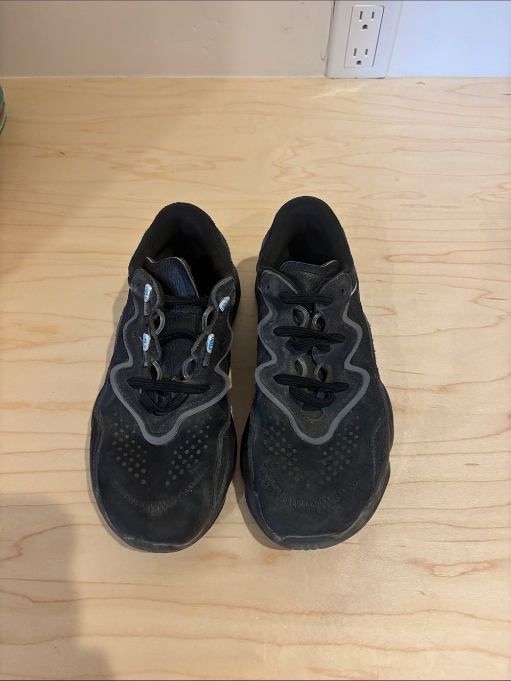 adidas Kids Black and Gray Sneakers